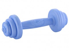 Barbell - 19.5cm - scented solid rubber pet toy - dog - Essenti Enterprises, LLC - importer, exporter, supplier, distributor of pet products
